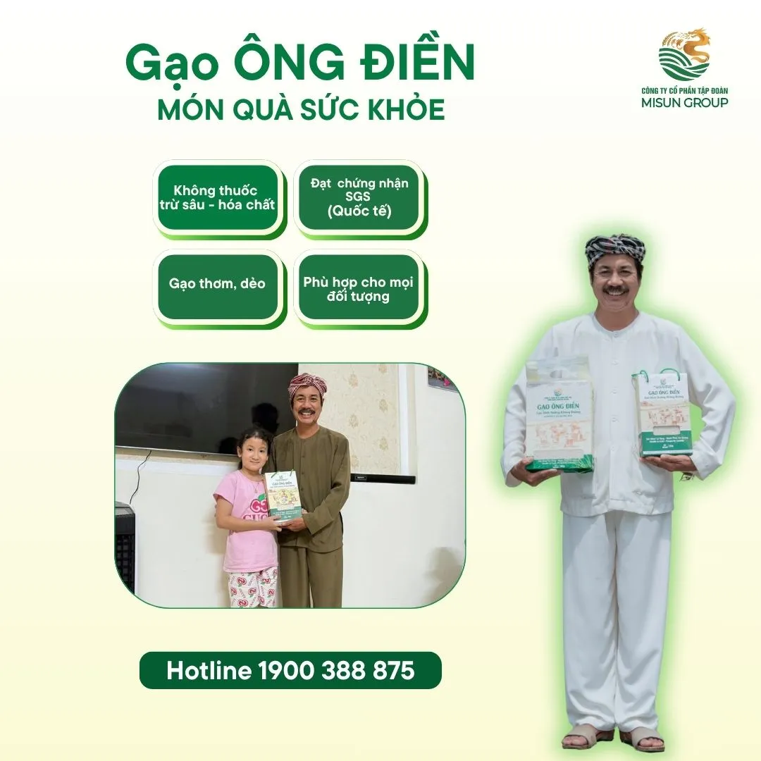 Gạo Ông Điền - Món quà sức khỏe